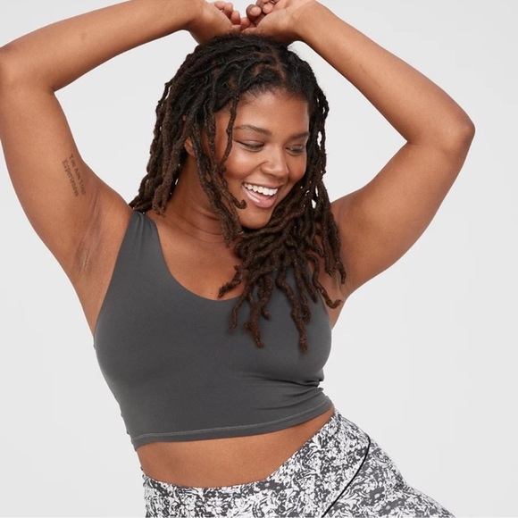 ☘️Aerie green keyhole back sportbra/camo top lined - Picture 4 of 5